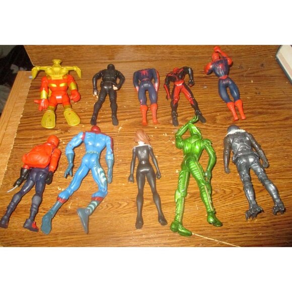 10 Spider-Man Action Figures Lot 1 (Marvel / Various Toys Companies, 1990s+) - Picture 6 of 6